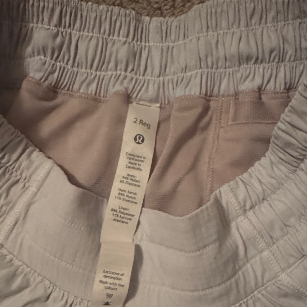 lululemon white Athletic Shorts - Picture 2 of 4
